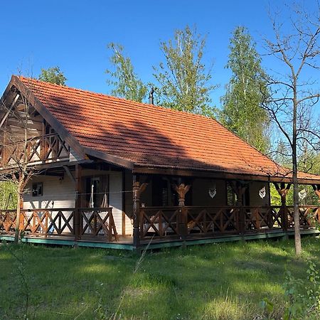 Jagodowy Zakatek, Caloroczny Dom Na Wylacznosc W Lesie, Balia, Cisza, Kominek, Weranda, Stawy Tuczna Extérieur photo