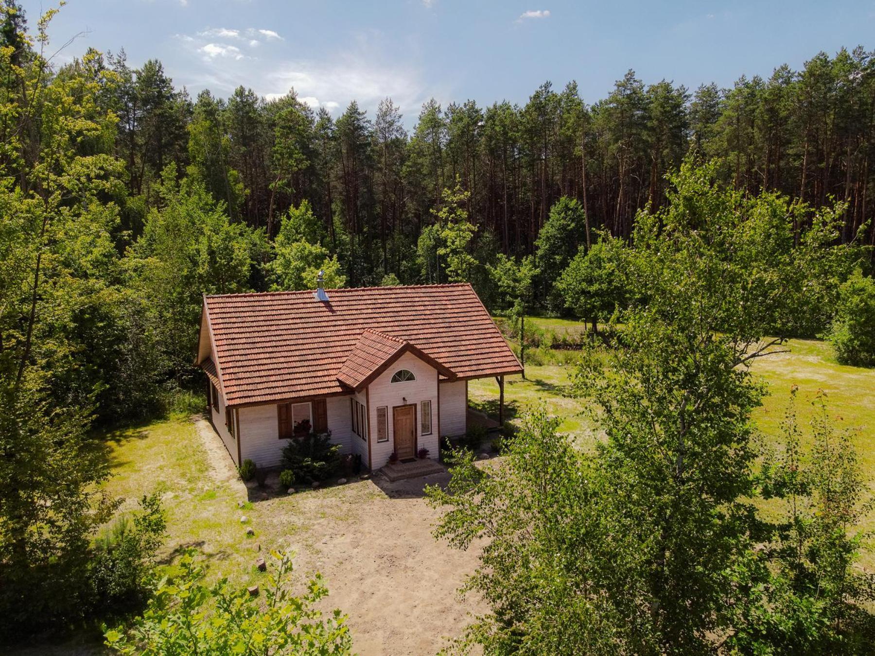 Jagodowy Zakatek, Caloroczny Dom Na Wylacznosc W Lesie, Balia, Cisza, Kominek, Weranda, Stawy Tuczna Extérieur photo