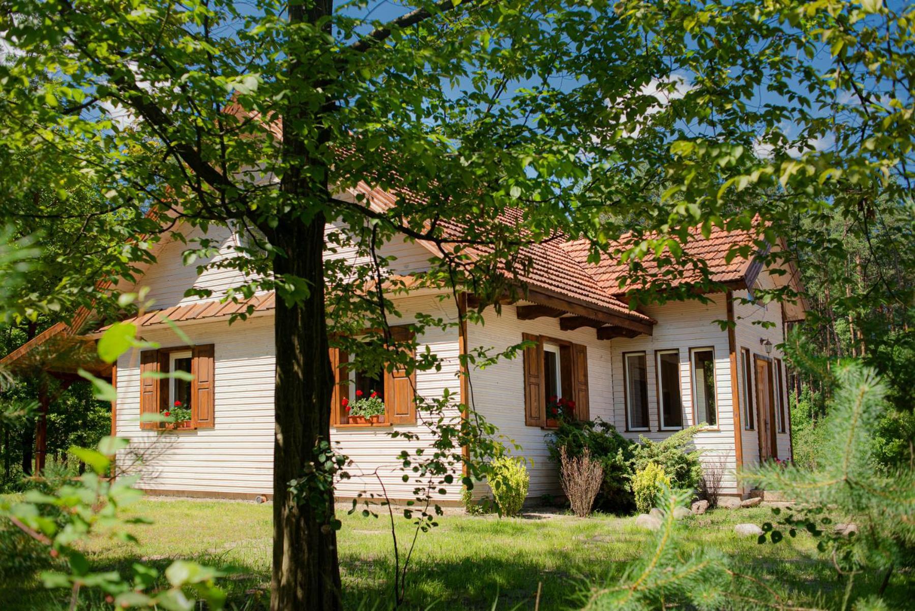 Jagodowy Zakatek, Caloroczny Dom Na Wylacznosc W Lesie, Balia, Cisza, Kominek, Weranda, Stawy Tuczna Extérieur photo