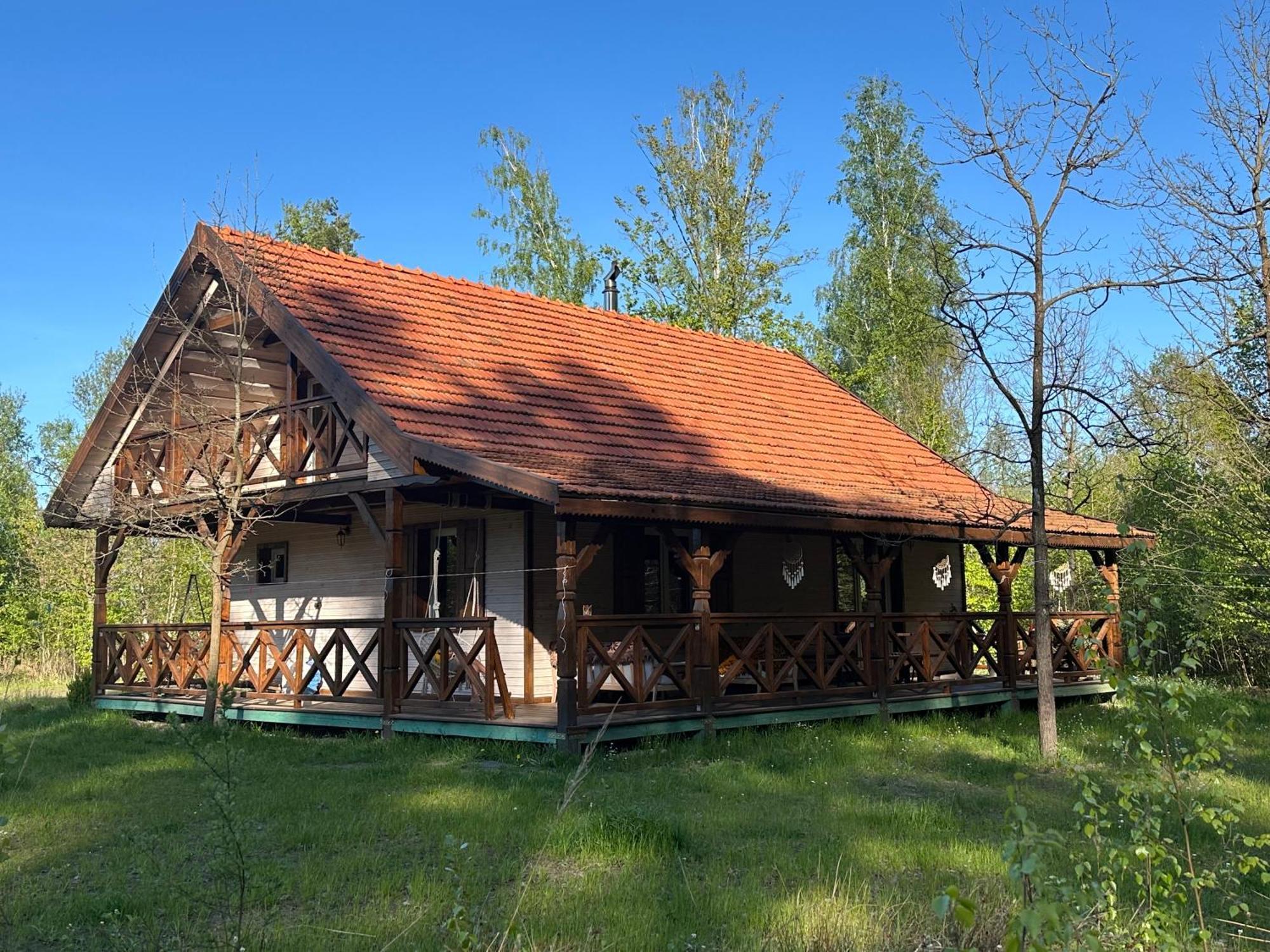 Jagodowy Zakatek, Caloroczny Dom Na Wylacznosc W Lesie, Balia, Cisza, Kominek, Weranda, Stawy Tuczna Extérieur photo